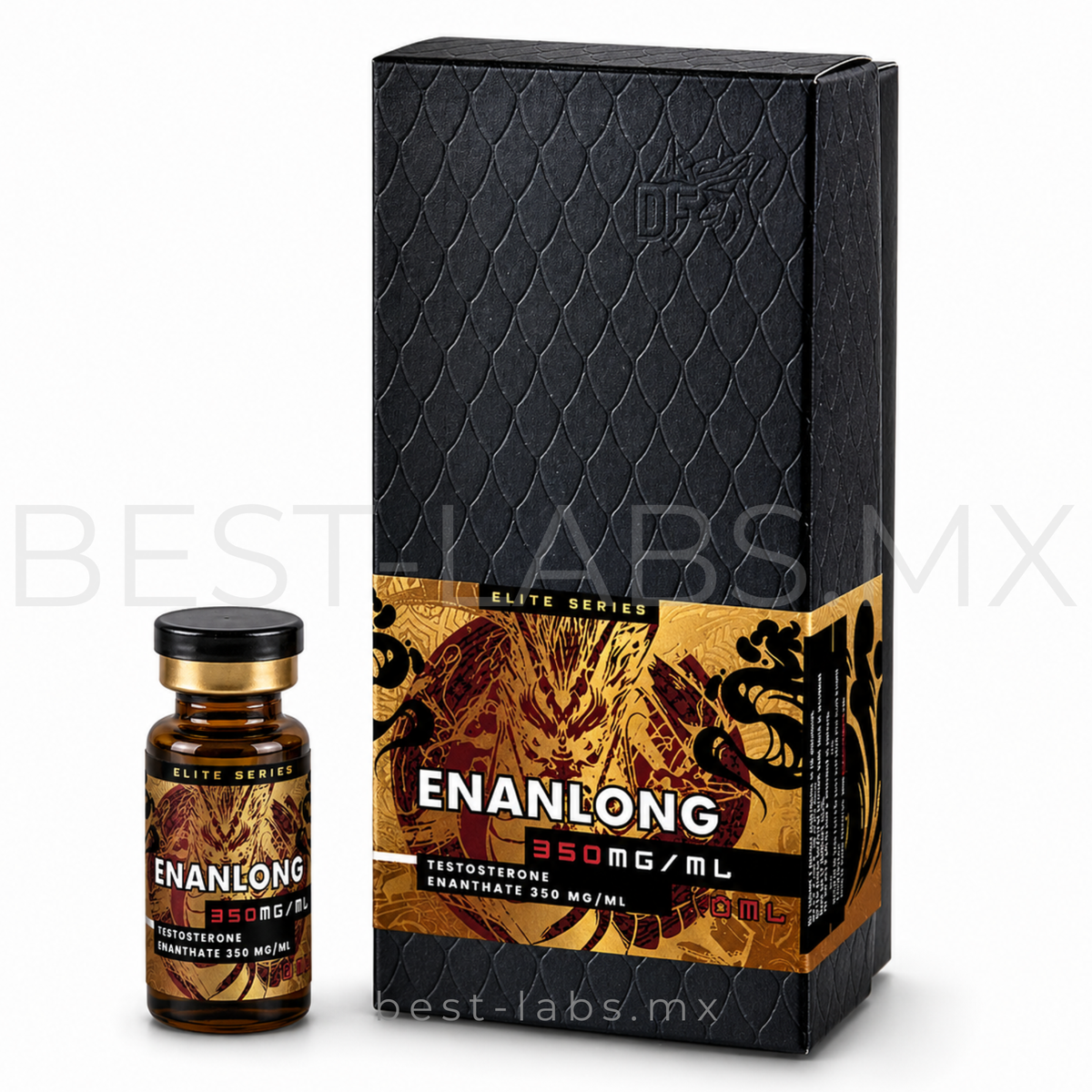 Enanlong 350 mg/ml (Enantato de Testosterona) 10 ampolletas de 1ml | Dragon Pharma Elite