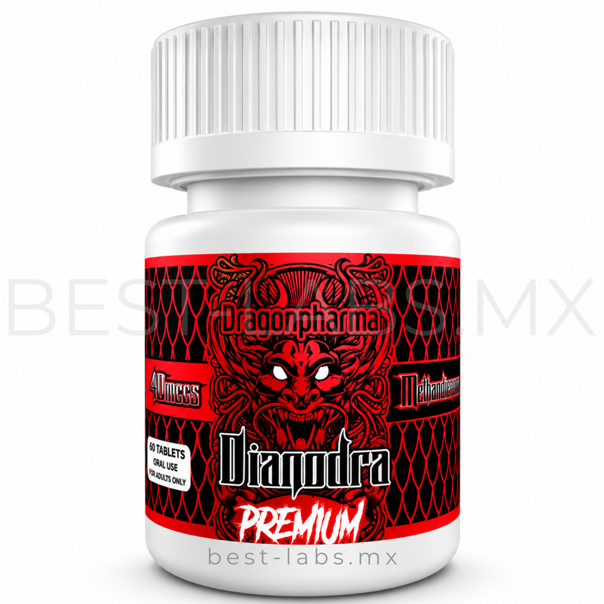 Dianodra 25 mg (Metandienona/Dianabol) 60 tabletas | Dragon Pharma Premium