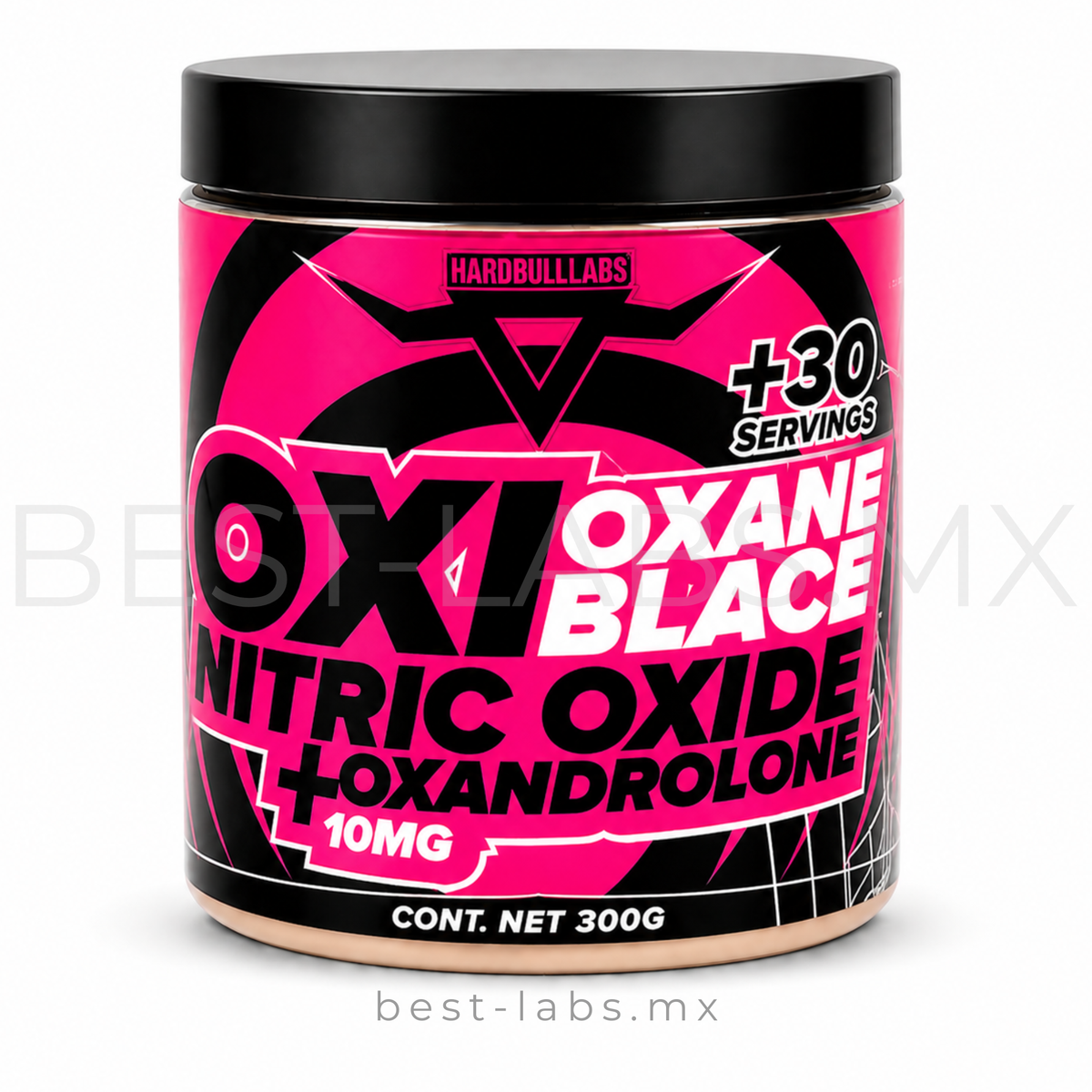 Oxi Oxane Blace | Oxido Nitrico + Oxandrolone 10mg | 300 gms / 30 Servicios | HARDBULL LABS