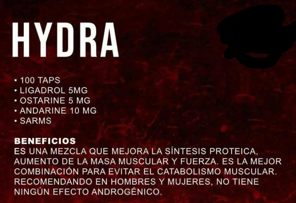 HYDRA (MASS STACK) | LIGADROL 5MG OSTARINE 5MG ANDARINE 10 MG | SARMS DRAGON PHARMA - SARM ORAL