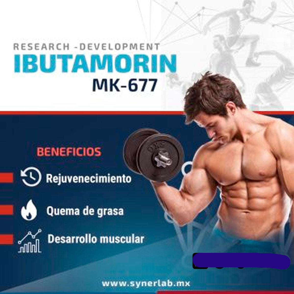 Ibutamorín (MK-677) 25MG / 30 ML | SARMS SYNERLAB - SARM