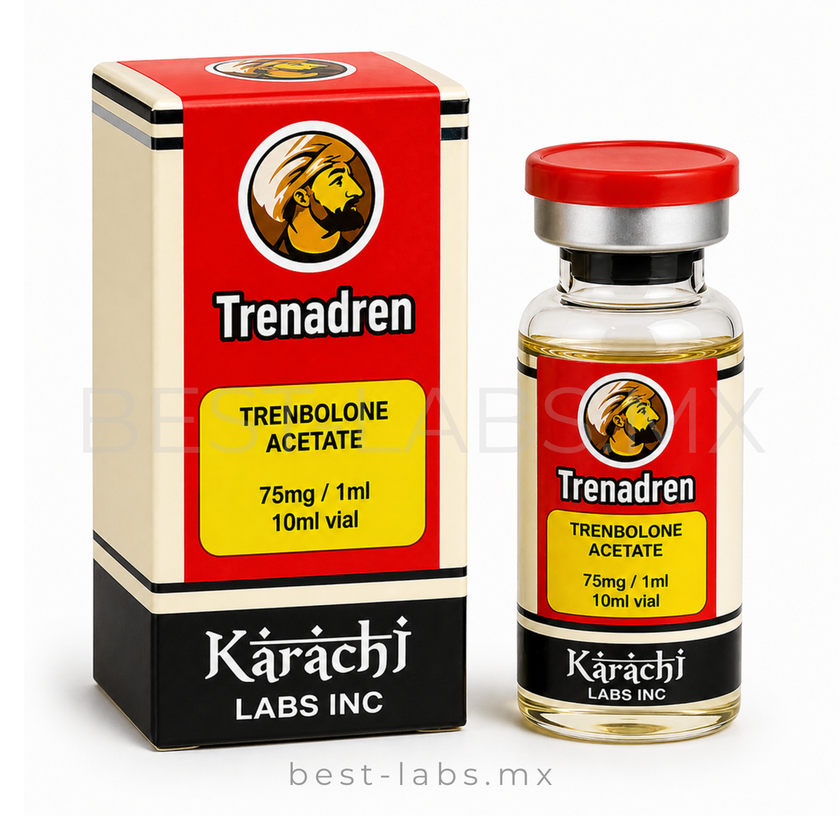 Trenadren 75mg – Acetato de Trembolona – 10ml | Karachi Labs