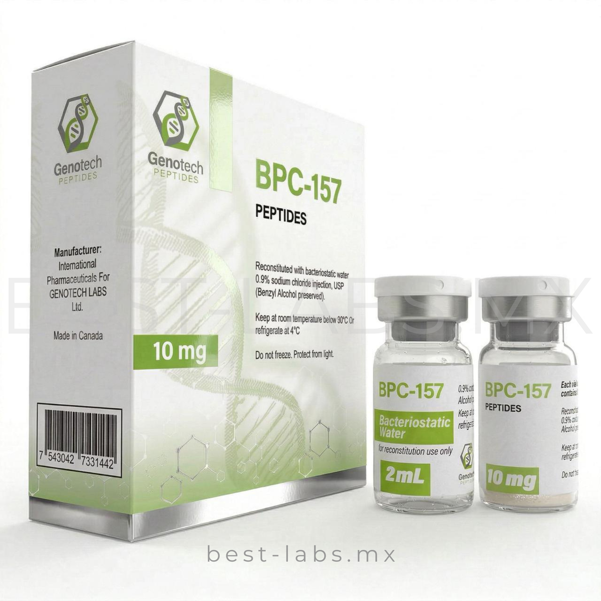 BPC-157 10 mg - Body protection compound peptide - Genotech
