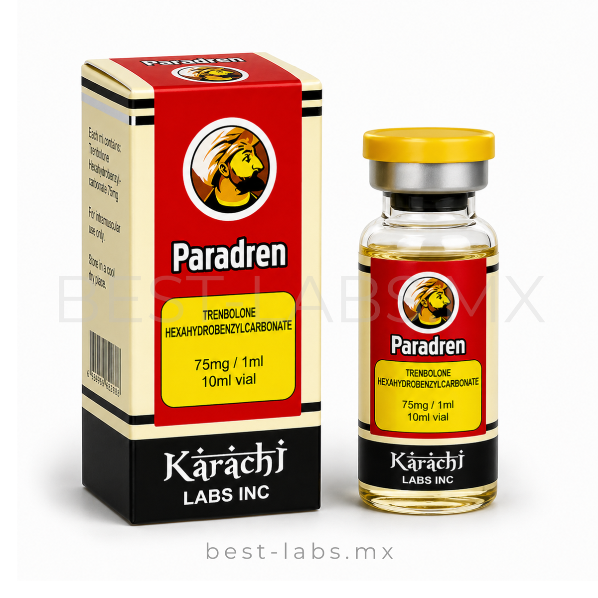 Paradren 76.5mg – Trembolona Hexahidrobencilcarbonato – 10ml | Karachi Labs