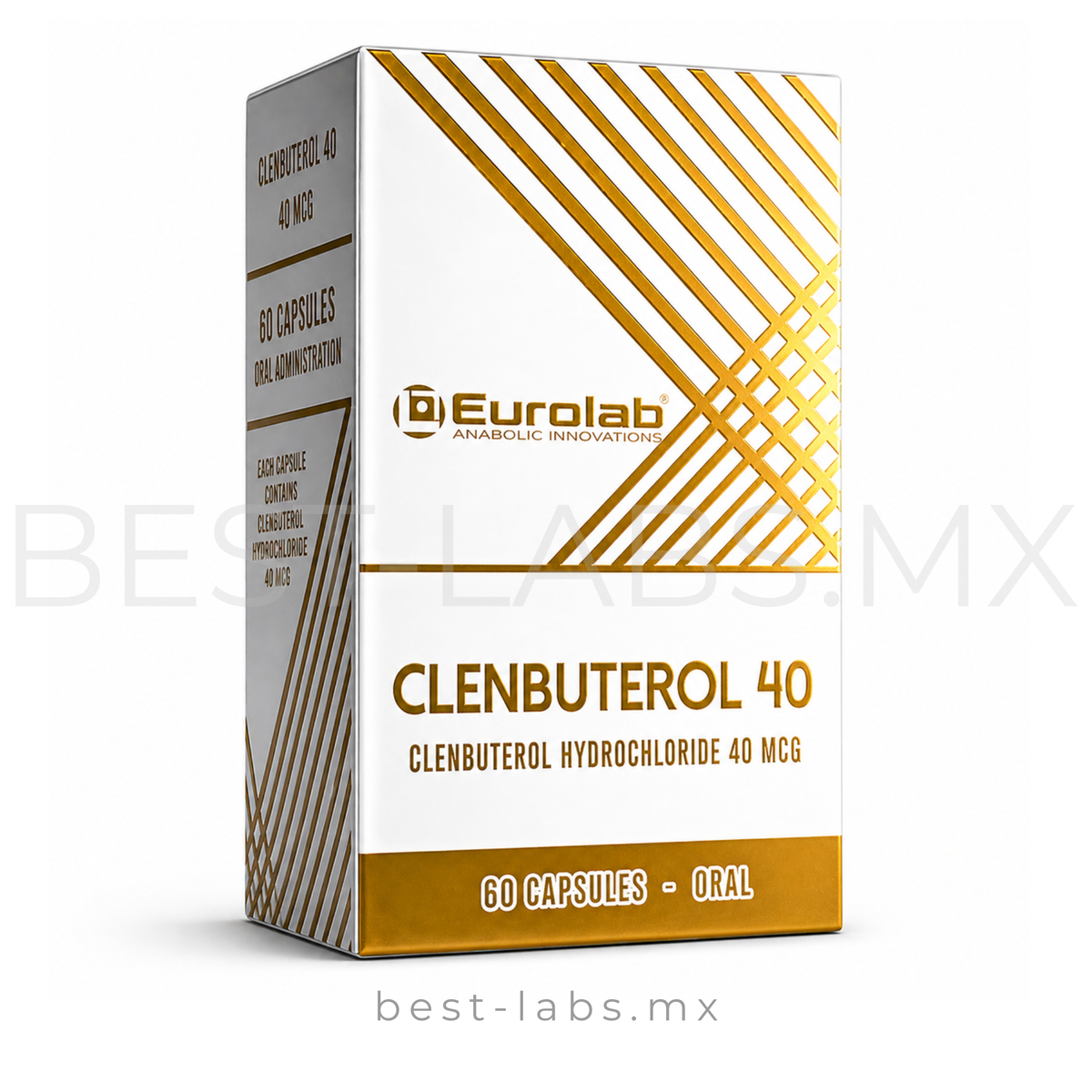 Clembuterol 0.04 mg 60 cápsulas | Eurolab