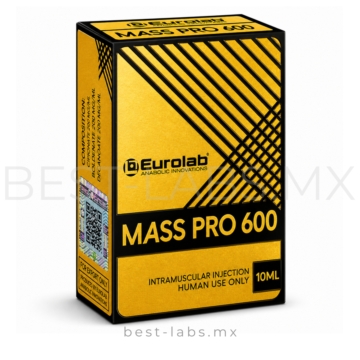 Mass Pro 600 (Cipionato de Testosterona + Boldenona + Nandrolona) 10 ml | Eurolab