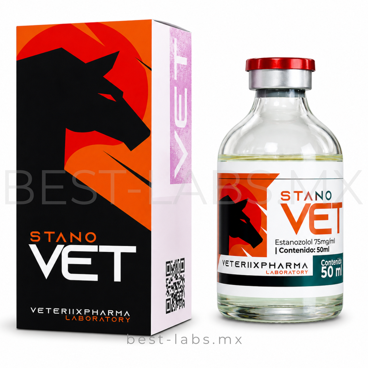 STANO OIL VET 75 mg/ml ( WINSTROL ) /  Stanozolol Frasco de 50 ML | VETER IIX PHARMA LABORATORY