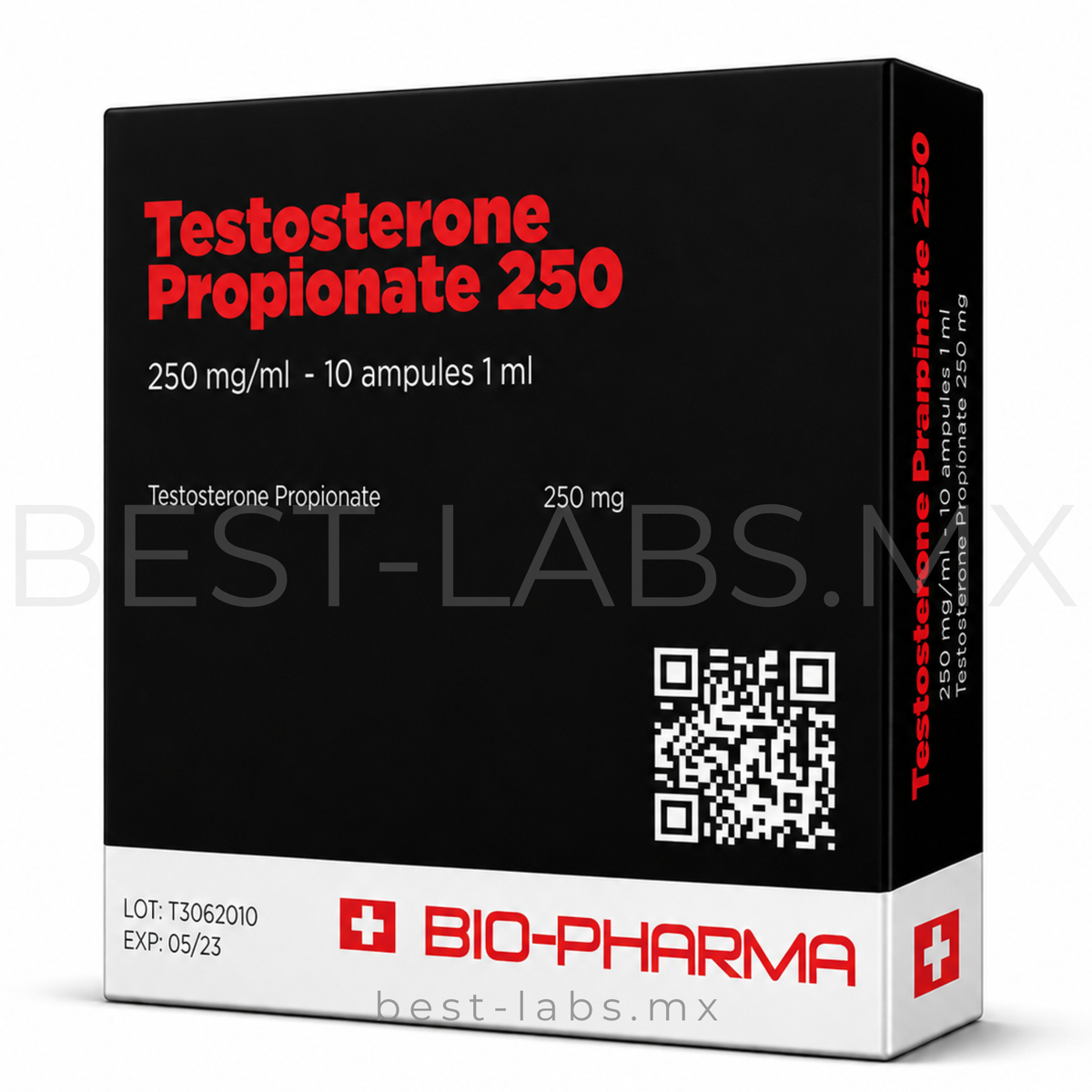 Testosterona Propionato 250 mg/ml 10 ampolletas de 1ml | BioPharma