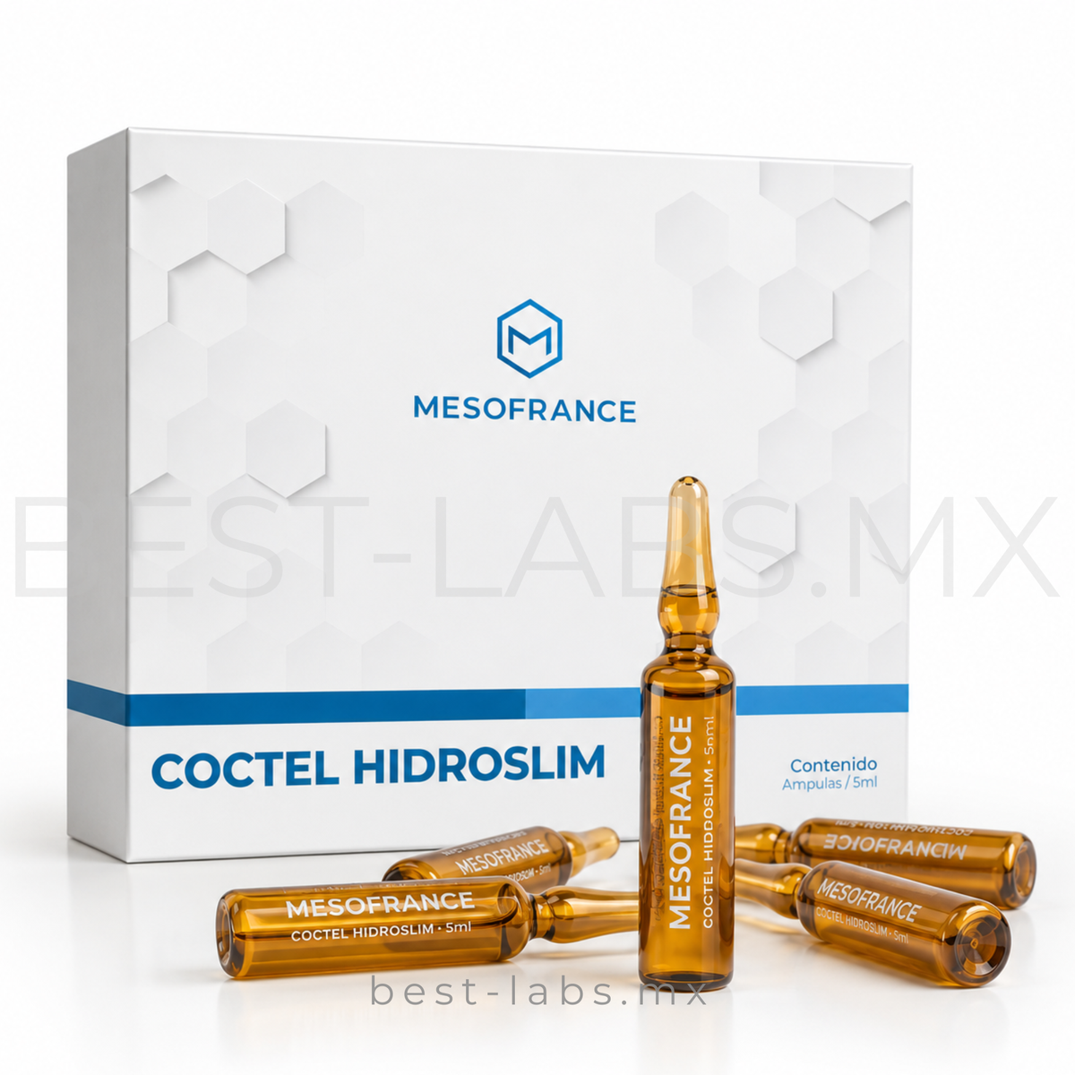 Coctel Hidroslim - Ampulas de 5 ml  - Mesofrance