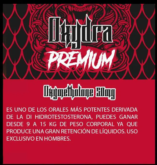 Oxydra - Oxymetholone 50mg / 100 Tabletas / Dragon Pharma Premium - esteroides