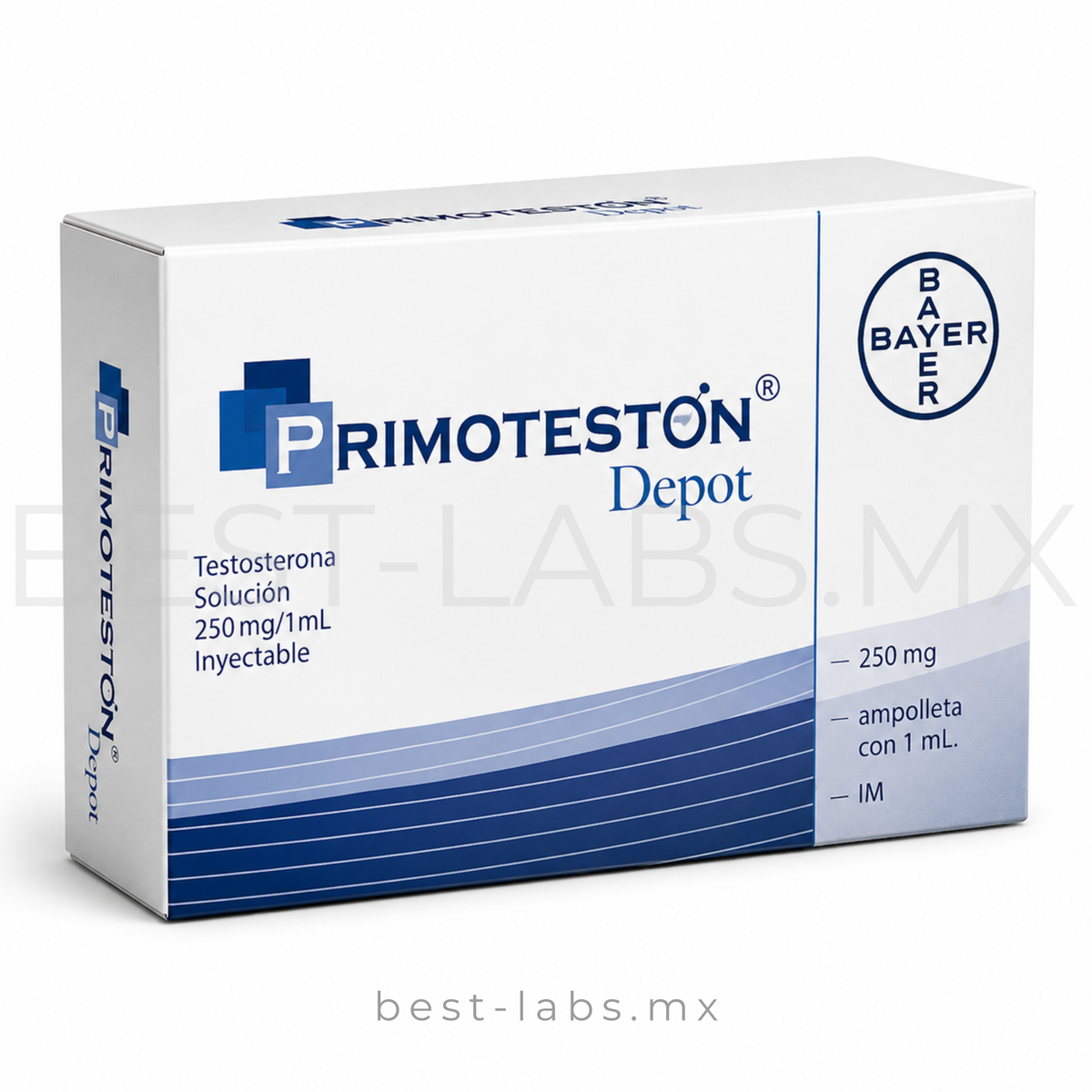 PRIMOTESTON DEPOT 250 - Testosterona 250 mg /  1 ampolleta de 1 ml / BAYER #B8F0