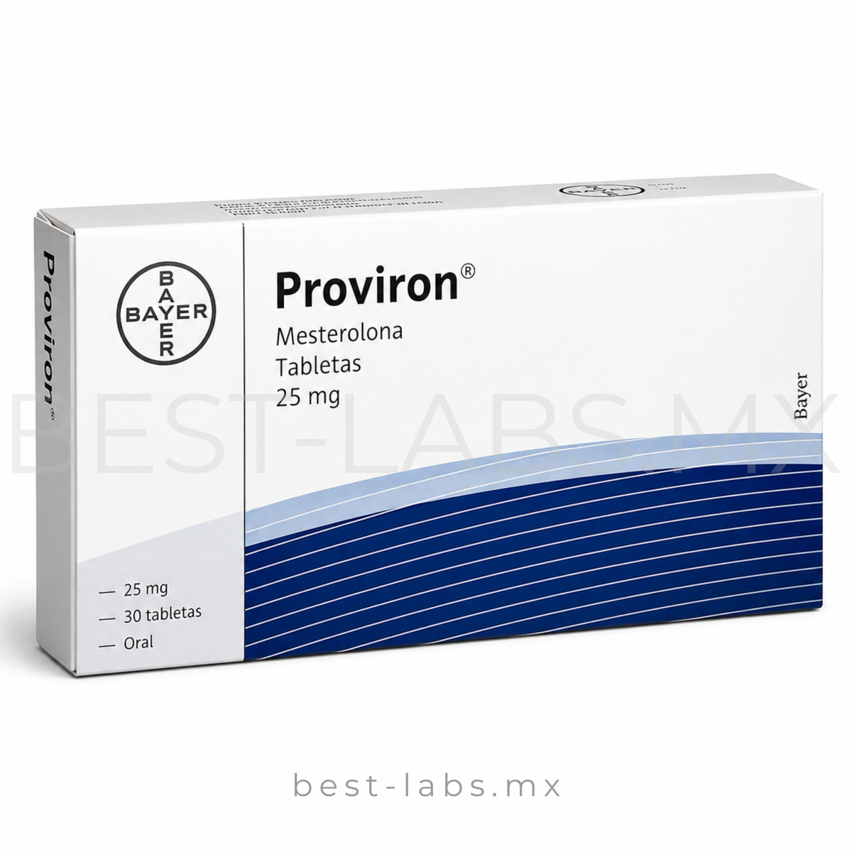 Proviron (mesterolona) Bayer 10 tabletas de 25 mg