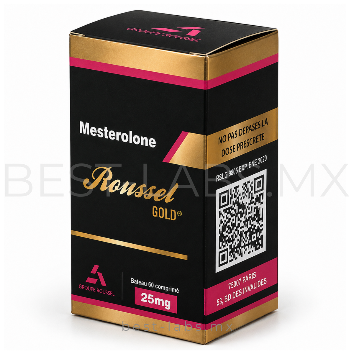 Mesterolone 25 mg (Proviron) 60 comprimidos | Roussel Uclar
