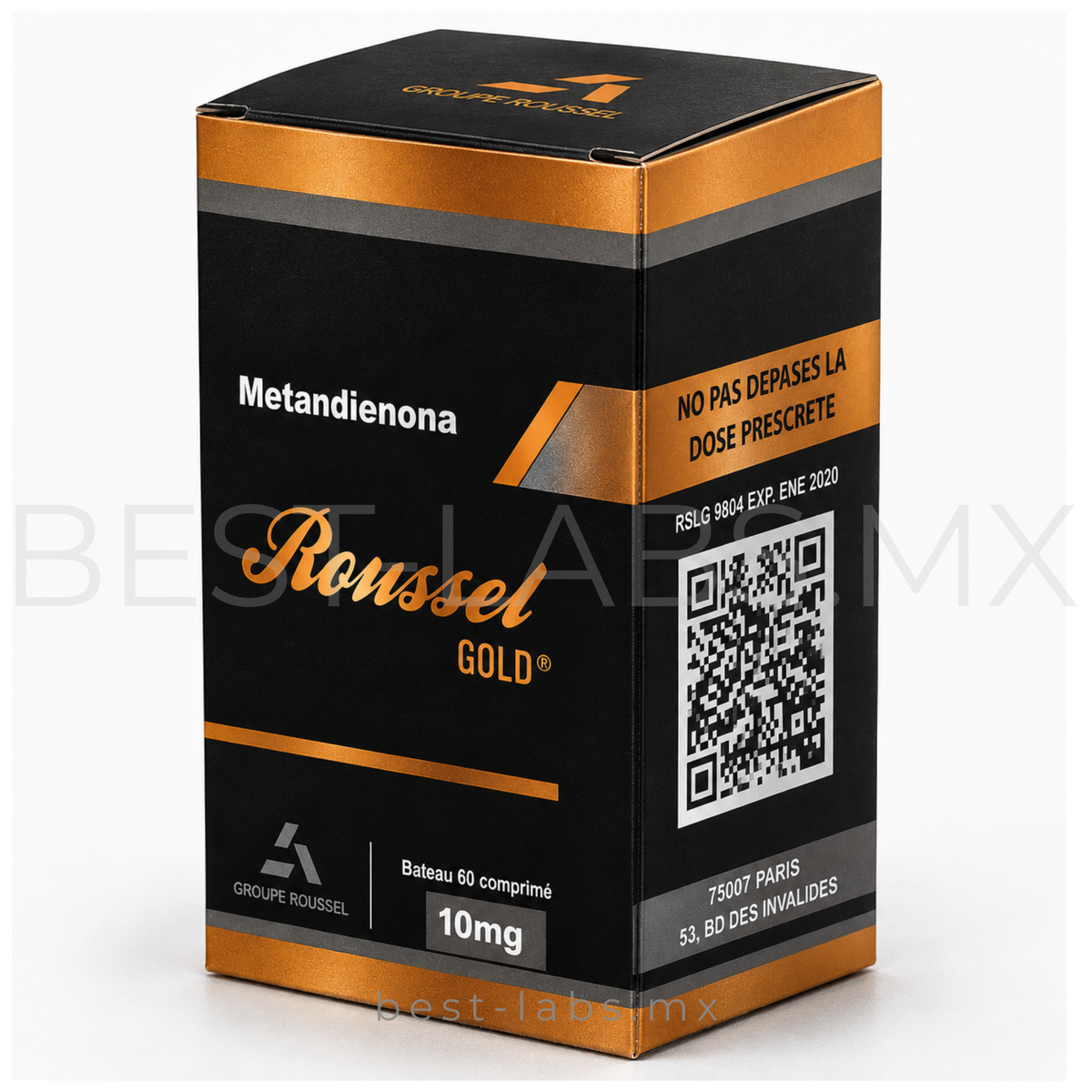 Metandienona 10 mg (Dianabol) 60 tabletas | Roussel Uclar
