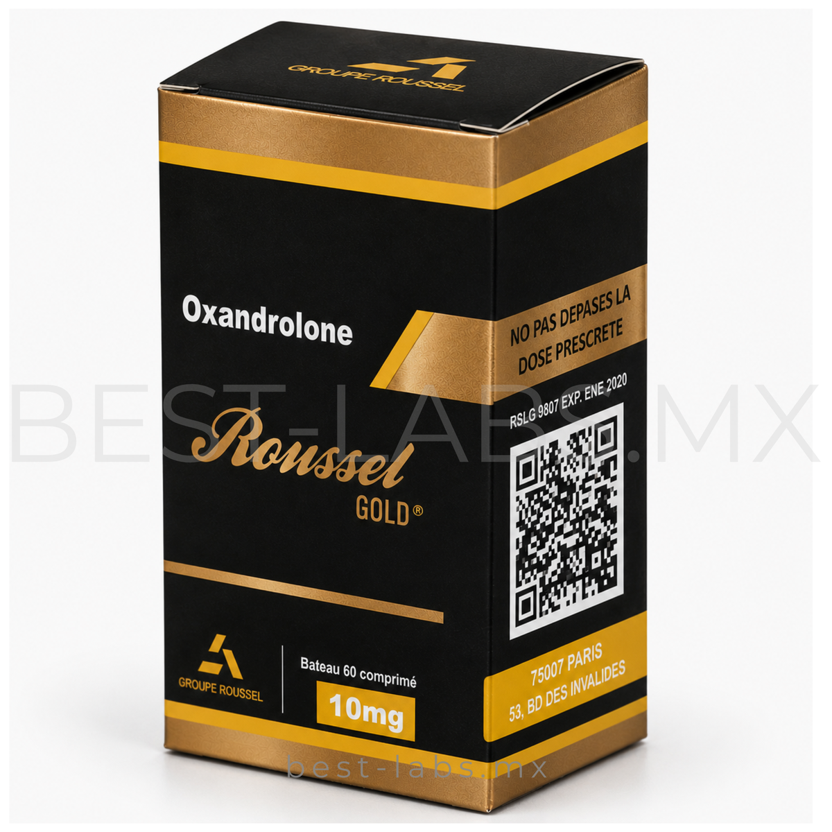 Oxandrolona 10 mg (Anavar) 60 tabletas | Roussel Uclar