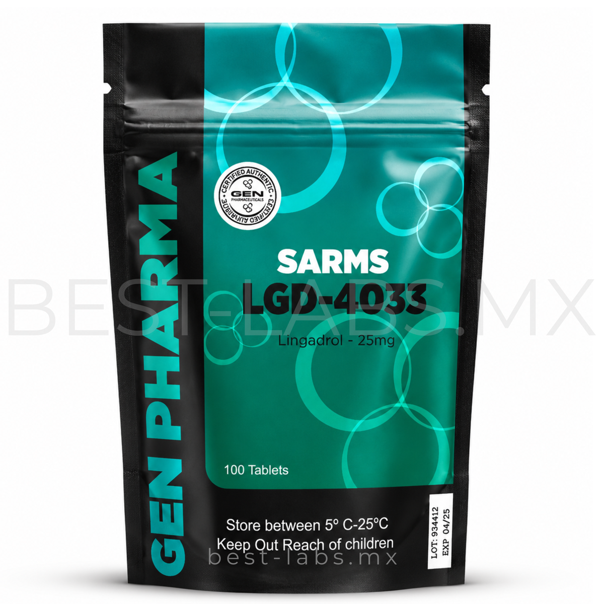 Ligandrol 25 mg (LGD-4033) 100 tabletas | Gen Pharma