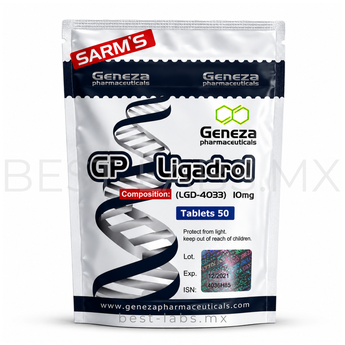 Ligandrol 10 mg (LGD-4033) 50 tabletas | SARMS Geneza