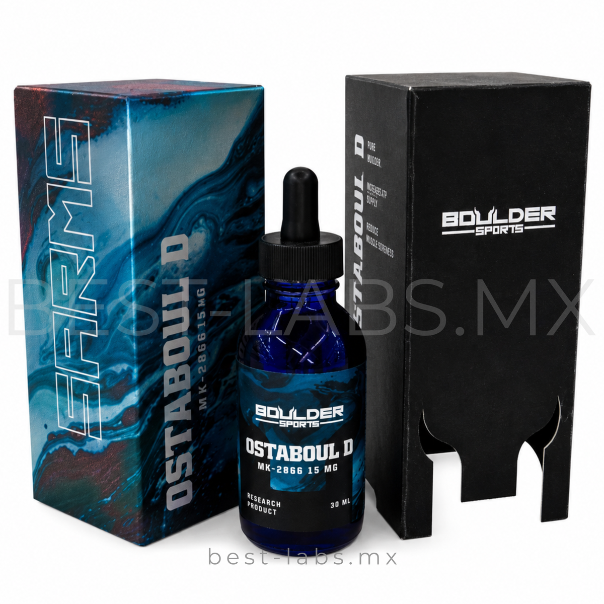 Rocky stack d super fat burn 40 mg/ml (Cardarine 20 mg + Ostarine 10 mg + Strenobolic 10 mg) 30 ml frasco | Boulder Sarms