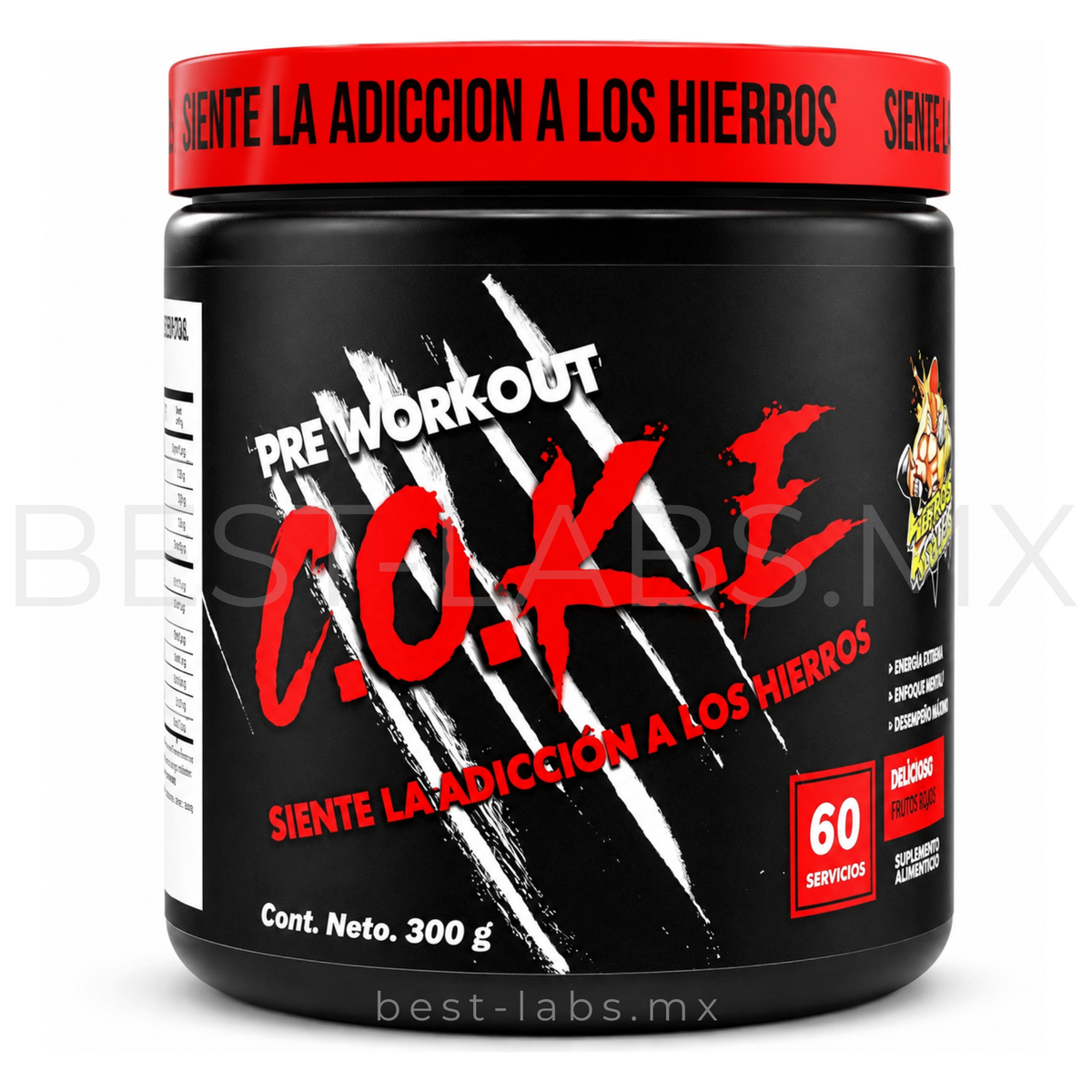 Pre-Entreno Energía y Enfoque 60 Servicios (300 g) | Dark Matter