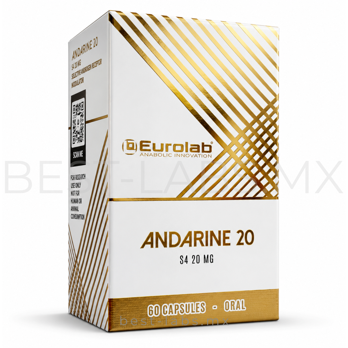 Andarina 20 mg (S-4) 60 cápsulas | Sarms Eurolab