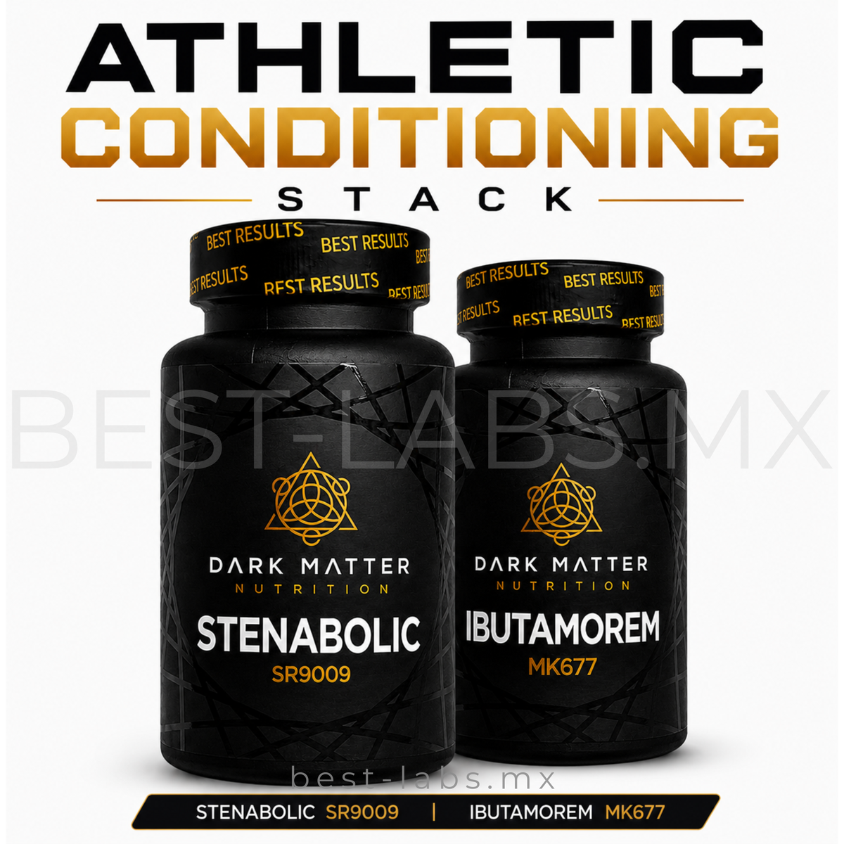 Ciclo Definición Stenabolic + Ibutamoren 60 tabletas c/u | Sarms Dark Matter