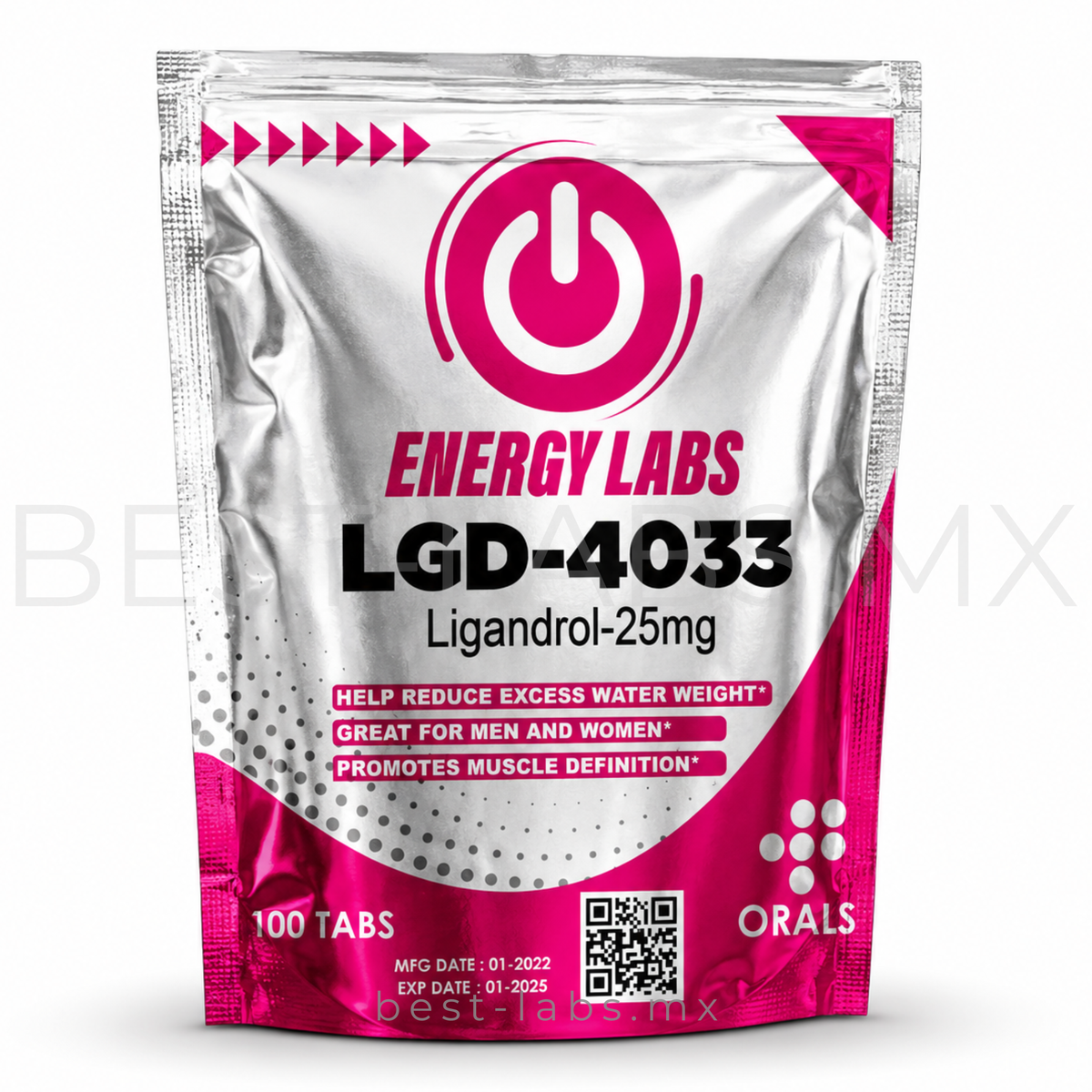 Ligandrol 25 mg (LGD-4033) 100 tabletas | Energy Labs