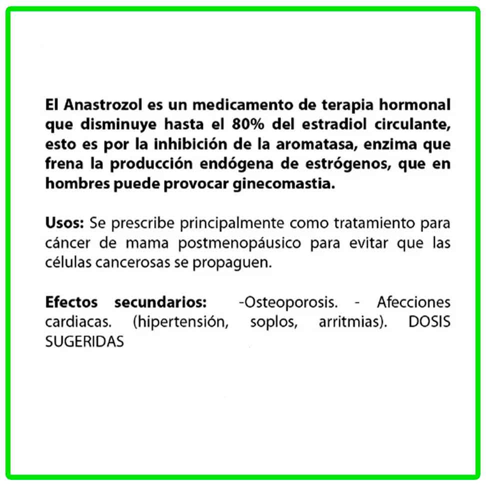ANASTROZOL 1 MG / || 60 Tabletas | SMART PHARMACEUTICAL - esteroides anabolicos
