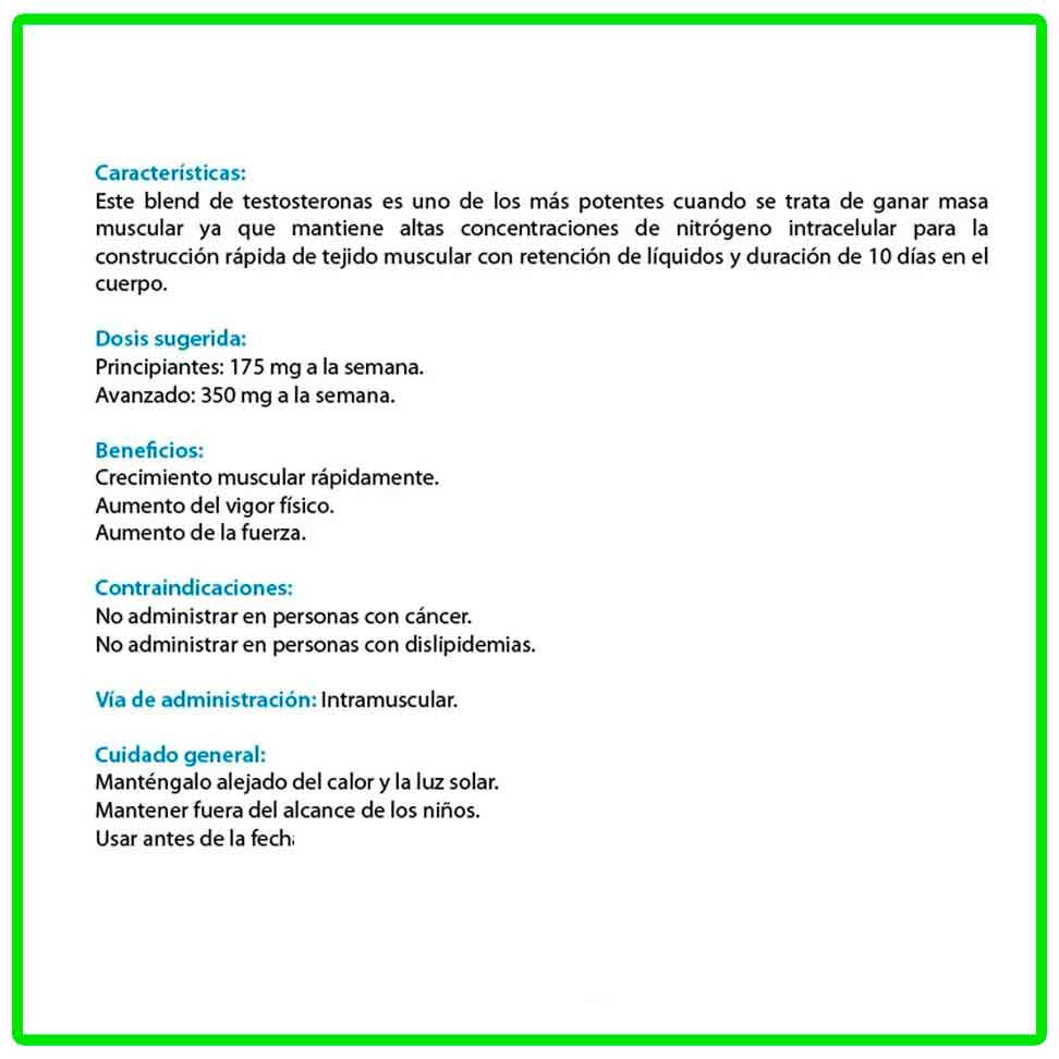 TESTO C 400mg Cipionato de Testosterona