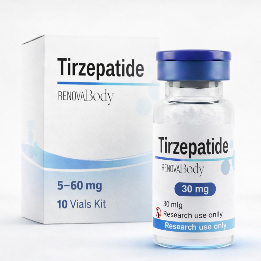Tirzepatida Renova Body – Caja con 10 Viales + Agua Bacteriostática (5 a 60 mg)
