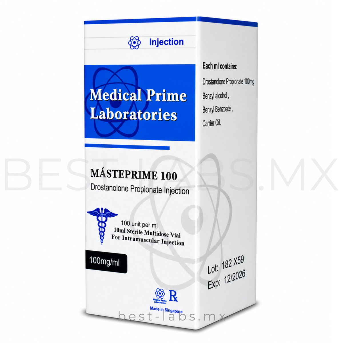 MasterPrime (Masteron / Propionato de drostanolona) 100 mg / 10 ml | Medical Prime